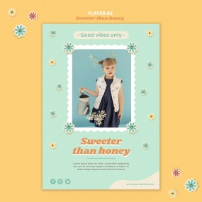 可爱童趣摄影边框PSD素材